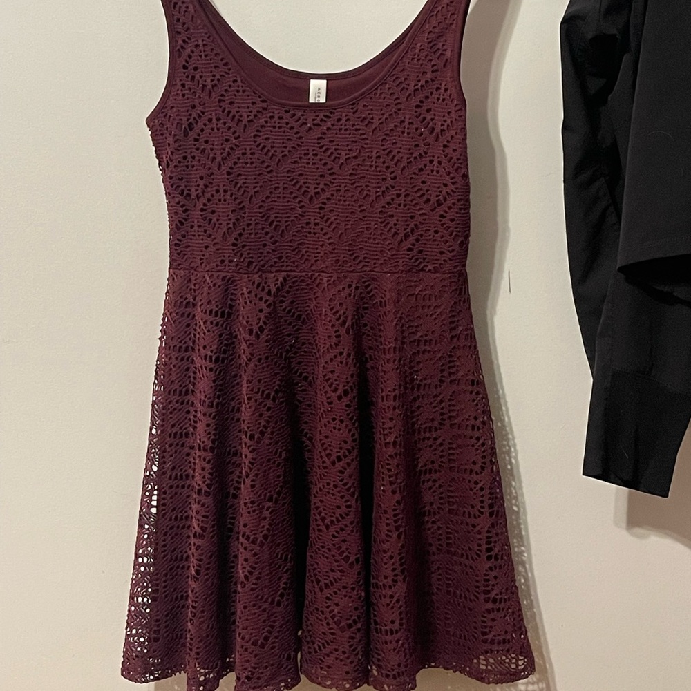 Aeropostale dress, burgundy, size medium, like new